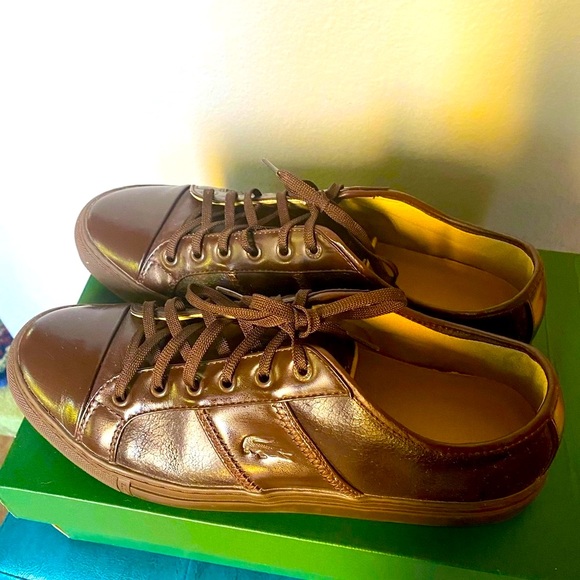 ❤️ MEN LACOSTE ✅ SALE ✅. LEATHER SHOES . - Picture 4 of 12